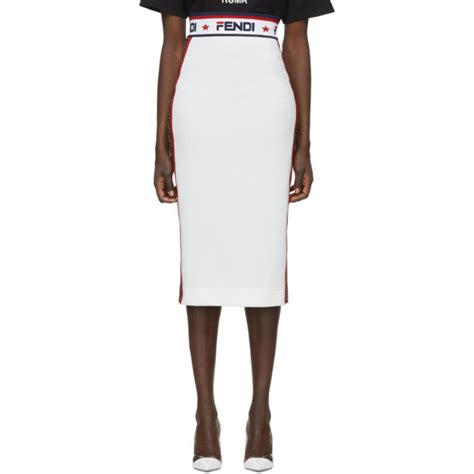 fendi pencil skirt|farfetch fendi skirt.